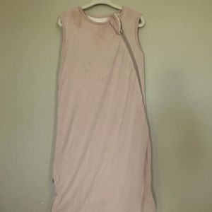 Blush pink Kyte baby sleep sack 0-6 months